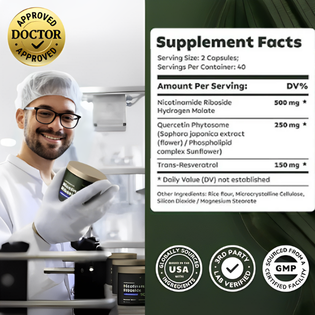 NAD+ Advanced: Nicotinamide Riboside + Resveratrol™